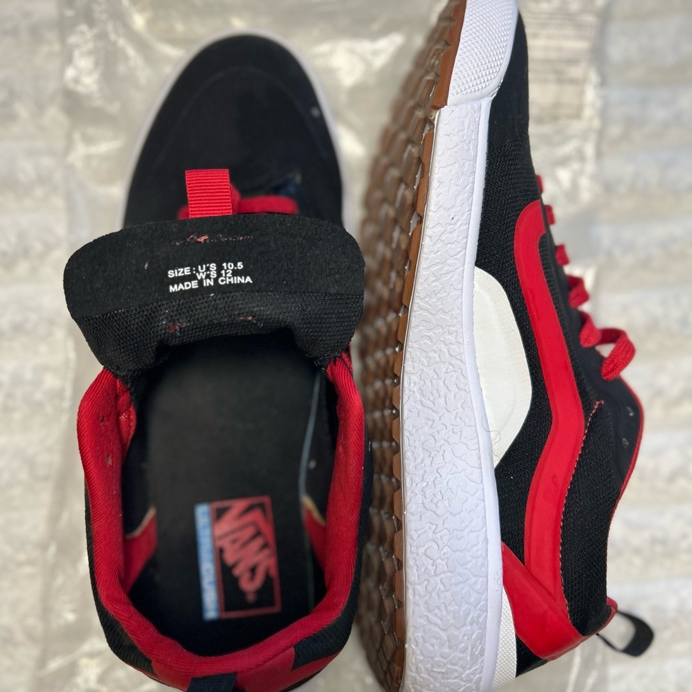 Vans Black and Red Casual Shoes